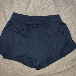 blue workout shorts champion